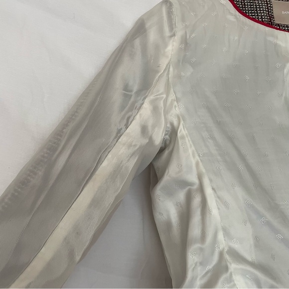 Banana Republic Red Tweed Cropped Blazer - Picture 14 of 16